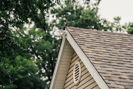 Completed roof installation