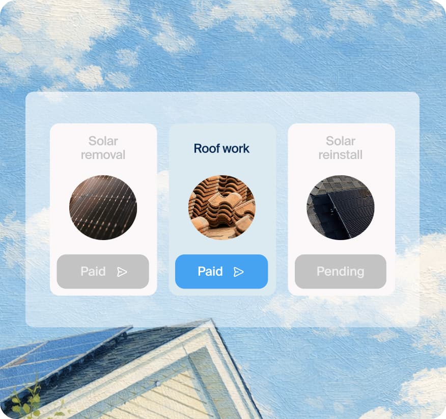 Milestone based payments illustration